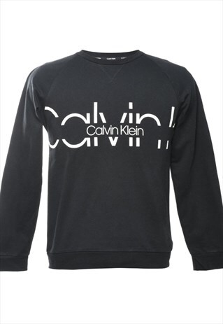 CALVIN KLEIN PRINTED SWEATSHIRT - M