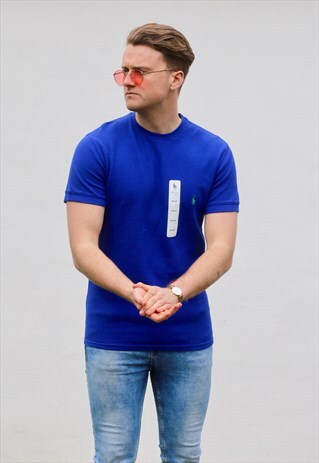 RALPH LAUREN USA BNWT RIBBED MINIMALIST T SHIRT