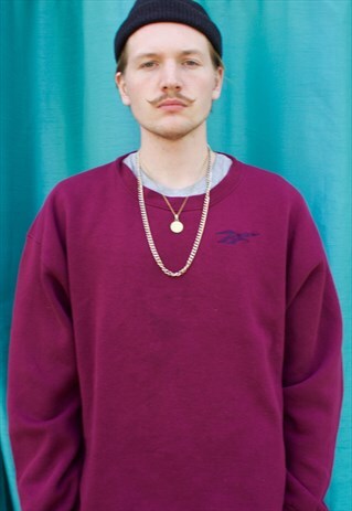 VINTAGE BURGUNDY REEBOK SWEATSHIRT