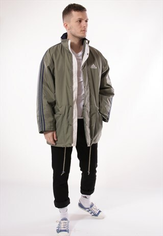 90S VINTAGE ADIDAS SHELL PADDED COAT 13186