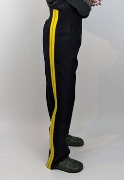 Vintage Wool Patrol Pants Yellow Stripe