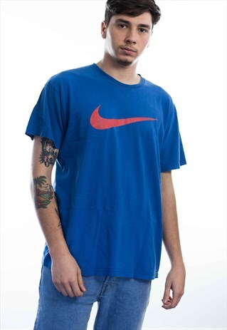 VINTAGE NIKE LOGO T-SHIRT 90S M 7