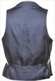 BUTTON FRONT NAVY WAISTCOAT - M