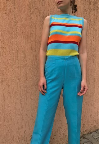 MULTICOLORED KNITTED TOP