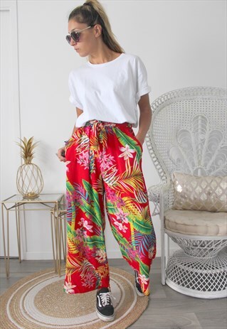 PRINT TROUSERS
