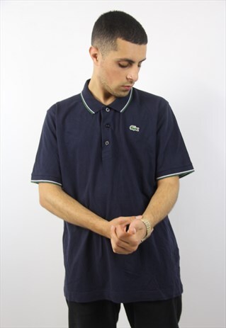 VINTAGE LACOSTE NAVY POLO SHIRT