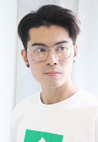 CLEAR SQUARE GLASSES
