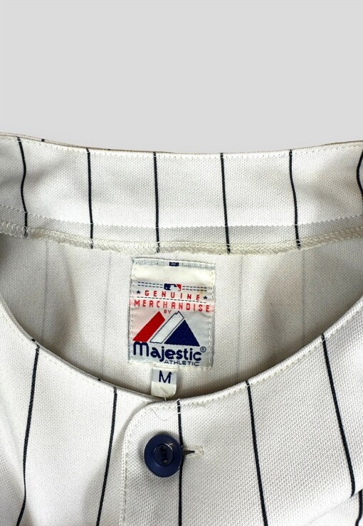 Majestic Nyc Pinstripe Baseball Jersey at asos.com