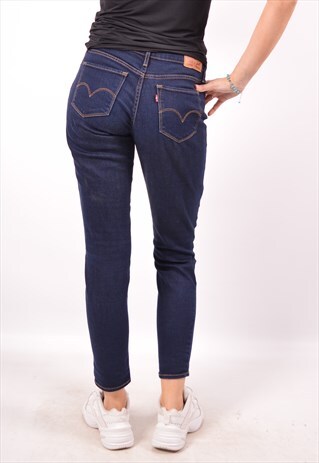 VINTAGE LEVI'S 711 JEANS SKINNY FIT BLUE