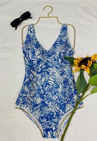 Vintage 90's Abstract Patterned Swimsuit