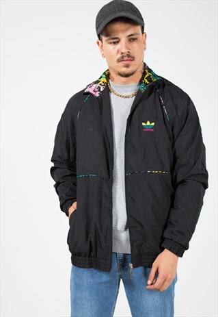 VINTAGE 80S ADIDAS SHELL SPORT JACKET / S1465