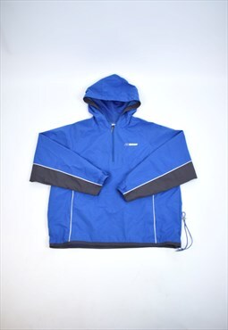 Vintage 90s Reebok Blue Windbreaker Jacket