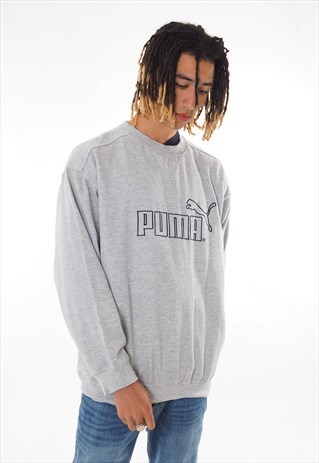 VINTAGE PUMA SWEATSHIRT GREY