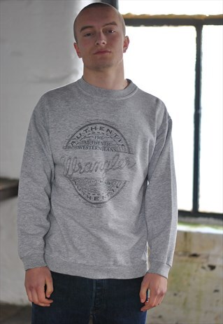 90S WRANGLER BIG LOGO SWEATER