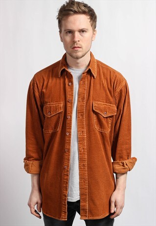 VINTAGE OVERSIZED CORDUROY SHIRT