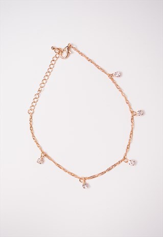 PRELOVED GOLD TONE ANKLET
