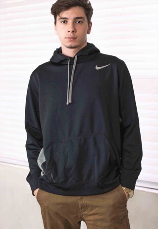 VINTAGE NIKE HOODIE SWEATSHIRT LOGO 90S L 16.8