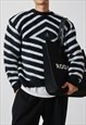 MEN'S ARGYLE STRIPE SWEATER A VOL.3