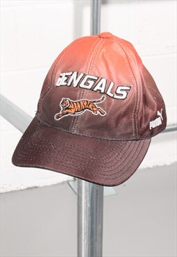 Vintage Puma NFL Bengals Cap in Orange Baseball Hat 