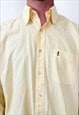 Vintage 90s yellow lemon long sleeved shirt 