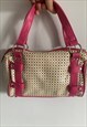 PLAYBOY Y2K CREAM & PINK MINI BAG