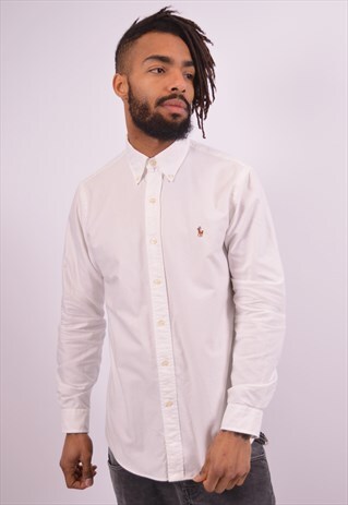 VINTAGE RALPH LAUREN SHIRT WHITE