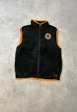 Harley-Davidson Fleece Zip Up Vest with Embroidered Logo