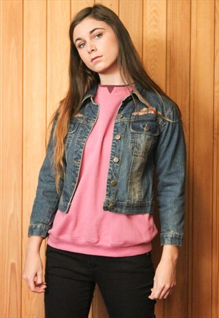VINTAGE 1990S BLUE DENIM JACKET