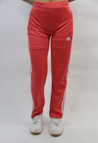 VINTAGE ADIDAS PINK 90'S TRACKSUIT BOTTOMS