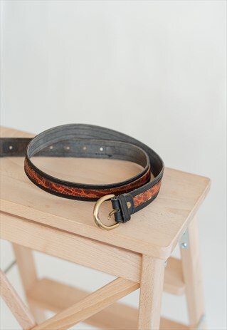 VINTAGE 70S BOHO WESTERN BELT FROM LEATHER