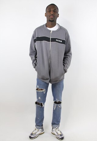 VINTAGE NIKE ZIP UP 90'S SWEATSHIRT