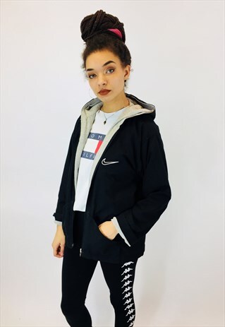 VINTAGE NIKE SWOOSH REVERSIBLE COAT
