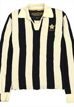 Vintage 90's Nike Sweatshirt Retro 1970s Juventus Black,