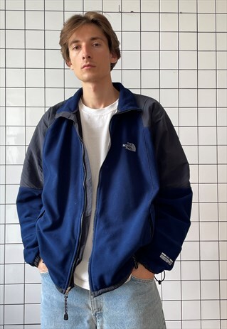 Vintage THE NORTH FACE Fleece Jacket Denali Shell Coat