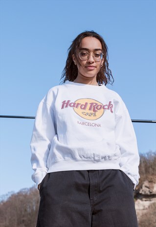 VINTAGE HARD ROCK CAFE BARCELONA SWEAT (REF/1028)