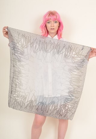 VINTAGE PATTERNED SCARF / FACE COVERING / HEADBAND