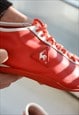 VINTAGE Y2K RED/WHITE LEATHER LE COQ SPORTIF SNEAKERS
