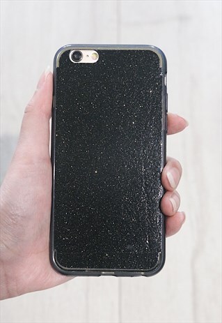GLITTER BLACK PHONE CASE GIFT