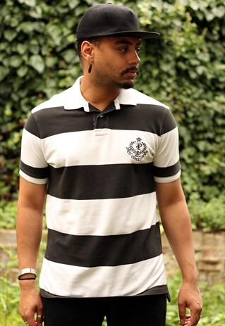 VINTAGE STRIPED RUGBY MCMLXVII RALPH LAUREN POLO SHIRT