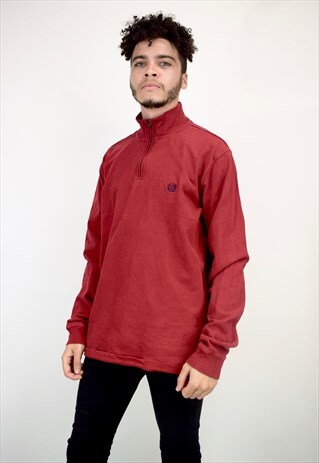 VINTAGE 90'S CHAPS RALPH LAUREN 1/4 ZIP SHIRT