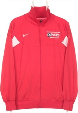 Vinted Red Nike College Zip Up Track Jacket - XLarge