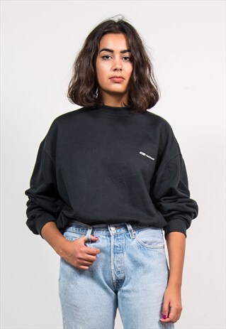 90'S VINTAGE BLACK REEBOK SWEATSHIRT JUMPER