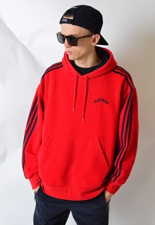 RED ADIDAS HOODIE