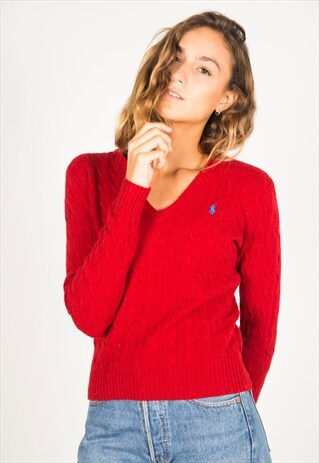 VINTAGE 80S POLO RALPH LAUREN JUMPER / R4224C600