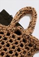 MAMA TOTE ALPACA WOOL CAMEL