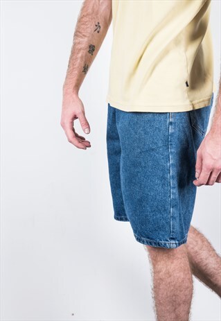 RALPH LAUREN VINTAGE 1990S BLUE DENIM SHORTS
