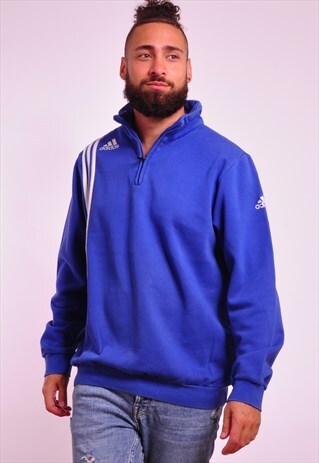VINTAGE ADIDAS EQUIPMENT 1/4 ZIP SWEATER