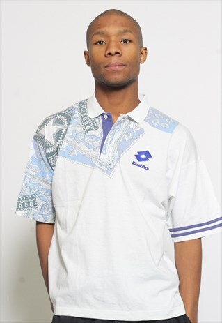 VINTAGE LOTTO LOGO POLO SHIRT