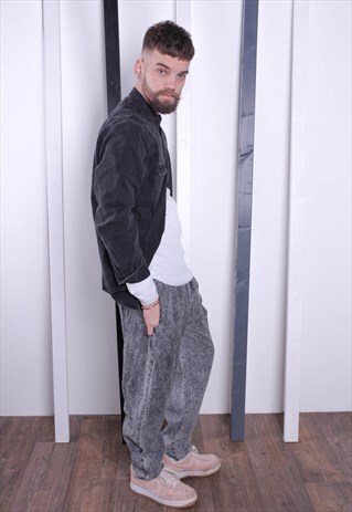 VINTAGE 90S PATTERNED CRAZY PRINT TROUSERS. UNISEX. GYM