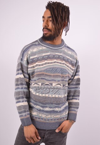 VINTAGE CERRUTI 1881 JUMPER SWEATER STRIPES MULTI
